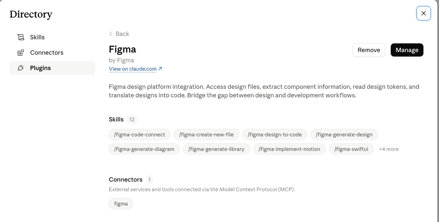 Extension Figma du système